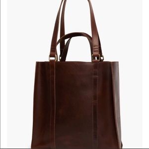 NWT Able Elsabet Double Handle Bag: Chocolate.